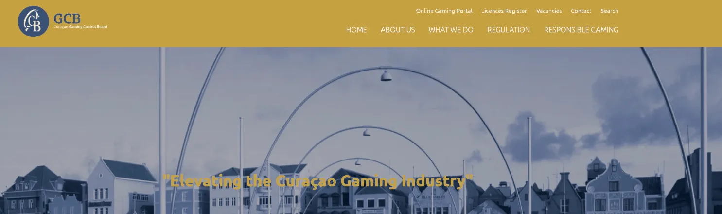 Curacao Gaming Control Board website