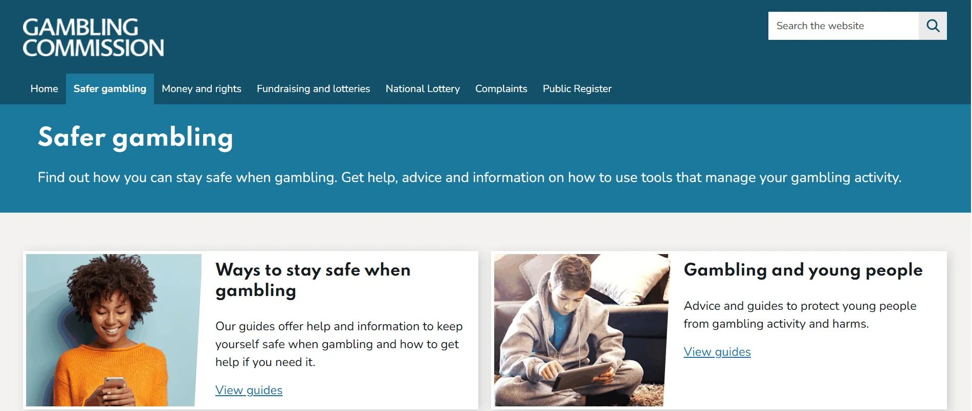 UK Gambling Commission website