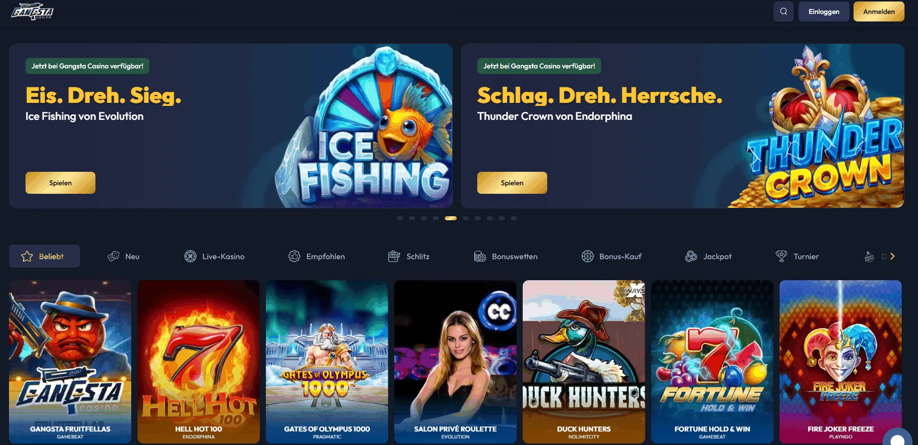 Gangsta Online Casino